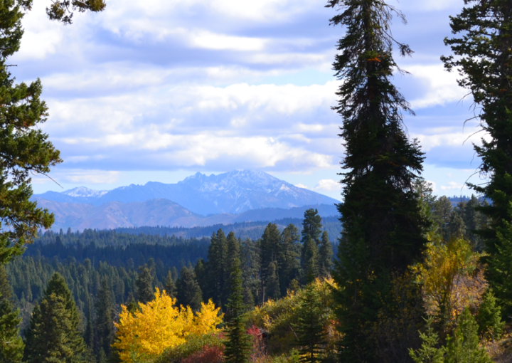Overlook of the Upper Carmen in Idaho