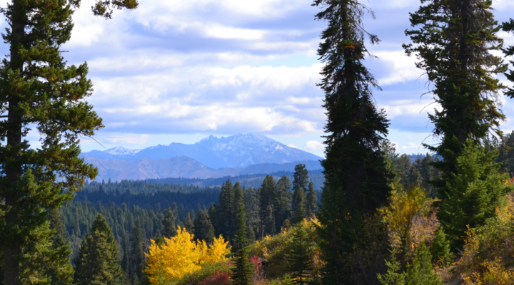 An overlook of the Idaho valley in Upper Carmen Idaho