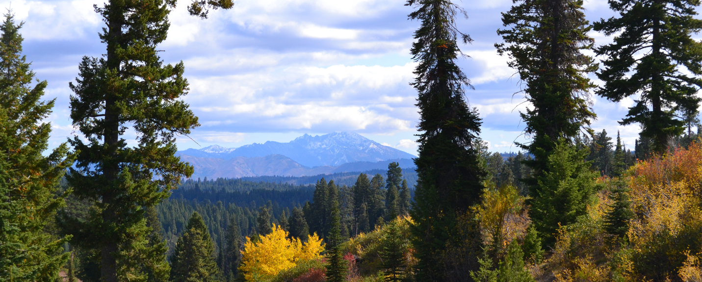 An overlook of the Idaho valley in Upper Carmen Idaho
