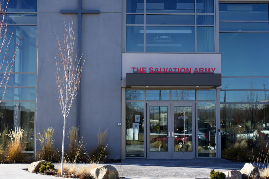 Entrance to Salvation Army 