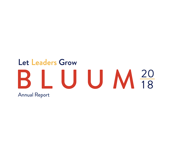 Let Leaders Grow, Bluum 2018 Annual Report