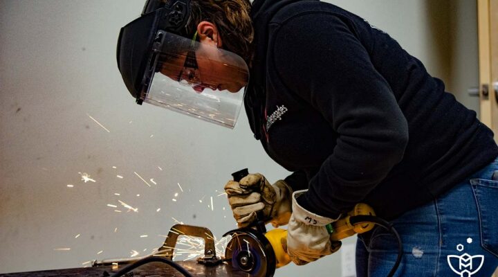 Welding Student at Elevate Academy