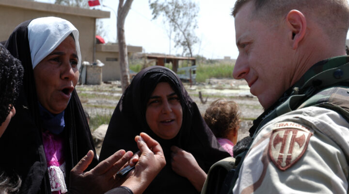 Andy Johnson in the military